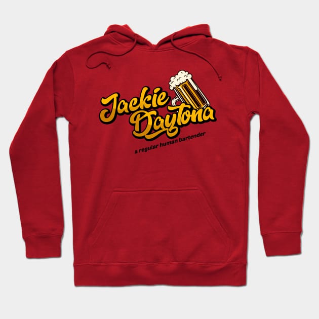 Jackie Daytona Beer Bartender Hoodie by jan jeiju